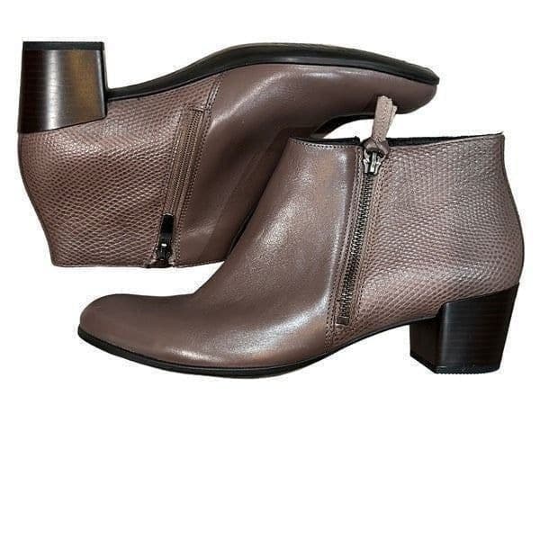 ECCO SHAPE M 35 Women's Zippered Ankle Boot SOLD OUT Leather Shoes Boots Size 39 - Thumbnail 2