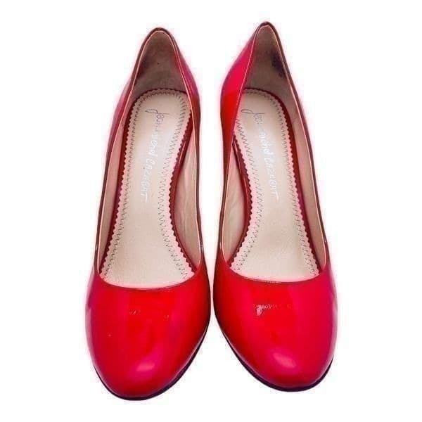 Jean-Michel Cazabat Red Patent Leather Pumps Heels Size 39 - Thumbnail 9