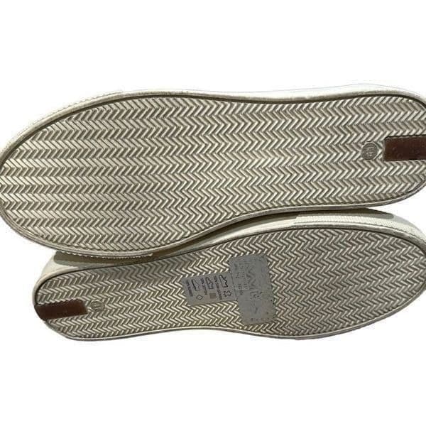 ALLSAINTS ALL SAINTS Metallic Pewter Silver Milla Leather Platform Sneakers Size - Thumbnail 9