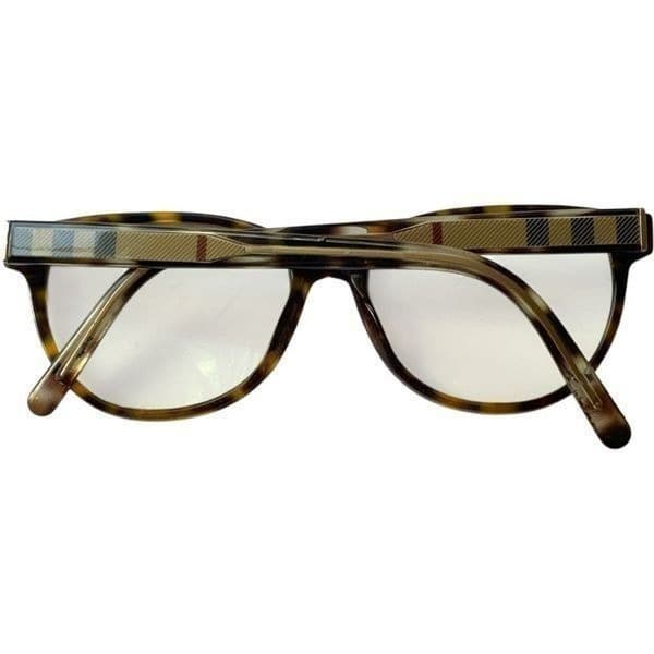 BURBERRY Eyeglasses Square Frames Plaid Designer Luxury Prescription Glasses - Thumbnail 6