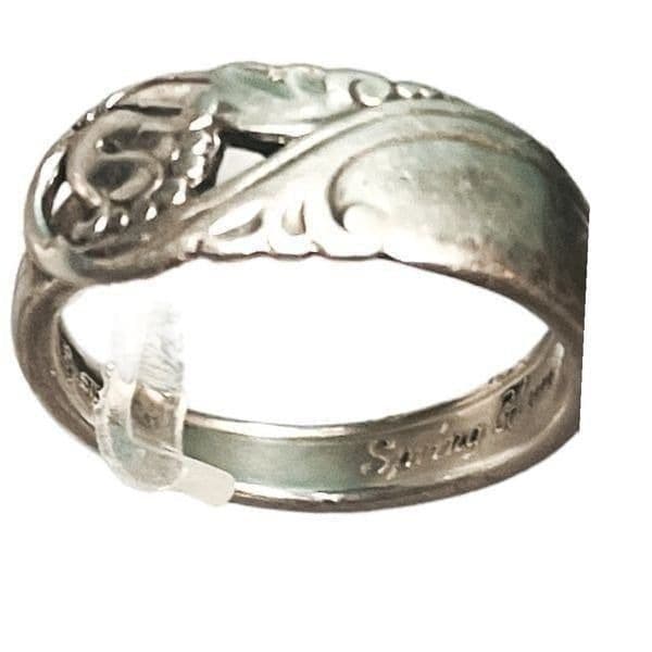 Vintage Collectable International Sterling Silver "Spring Glory" Adjustable Ring - Thumbnail 4