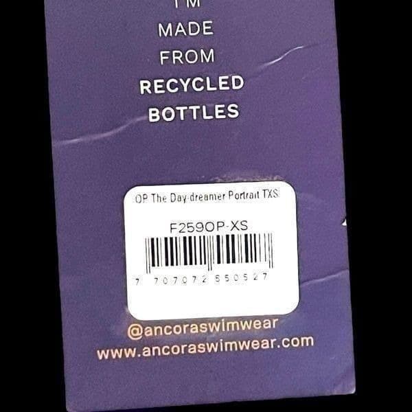 NWT Ancora The Day Dreamer Portrait Bathing Suit Swim Suit Size XS - Thumbnail 4