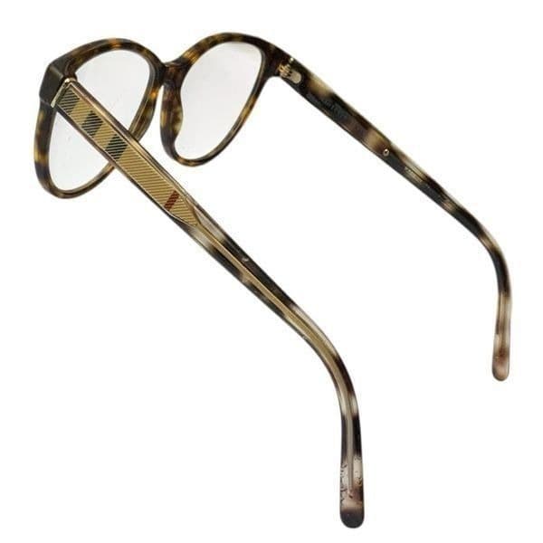 BURBERRY Eyeglasses Square Frames Plaid Designer Luxury Prescription Glasses - Thumbnail 8