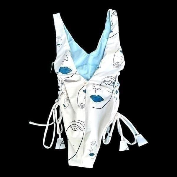 NWT Ancora The Day Dreamer Portrait Bathing Suit Swim Suit Size XS - Thumbnail 2