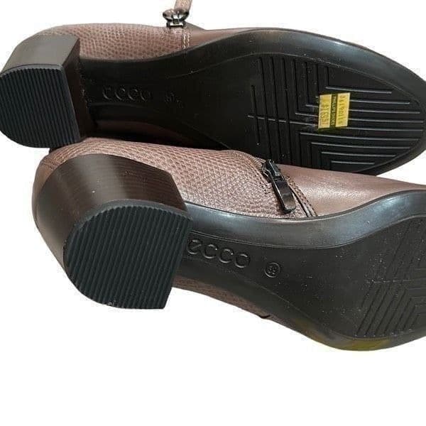 ECCO SHAPE M 35 Women's Zippered Ankle Boot SOLD OUT Leather Shoes Boots Size 39 - Thumbnail 3