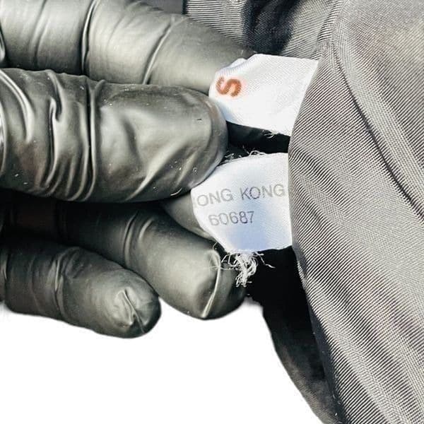 100% Rabbit Fur Coat Black Full Zip Size Small - Thumbnail 12