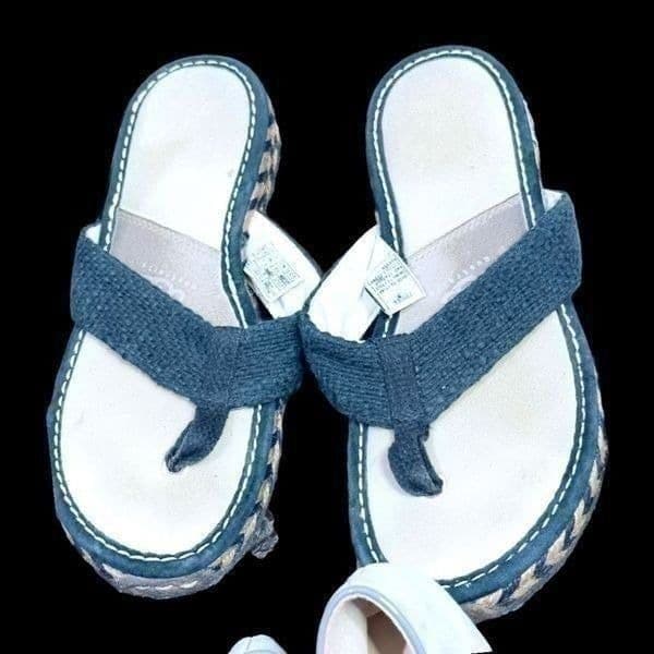 J. CREW UGG LUCKY BRAND ROXY Bundle Lot of 4 Pairs of Shoes Flip Flops Sandals B - Thumbnail 4