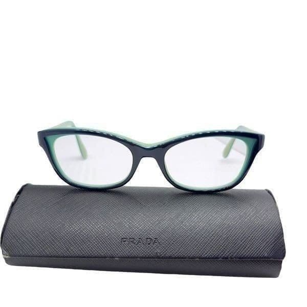 Prada Women's Eyeglasses Clear Lenses Squared Multicolor Frame - Thumbnail 7