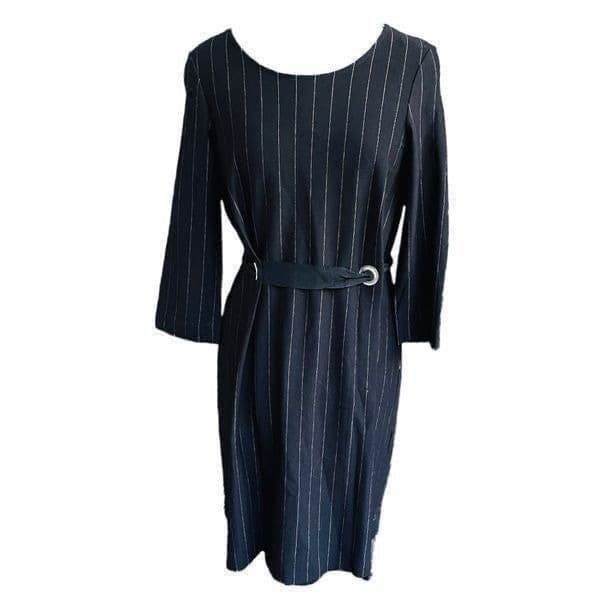 NWOT Massimo Dutti Pinstripe Sheath Dress Size XS - Image 1