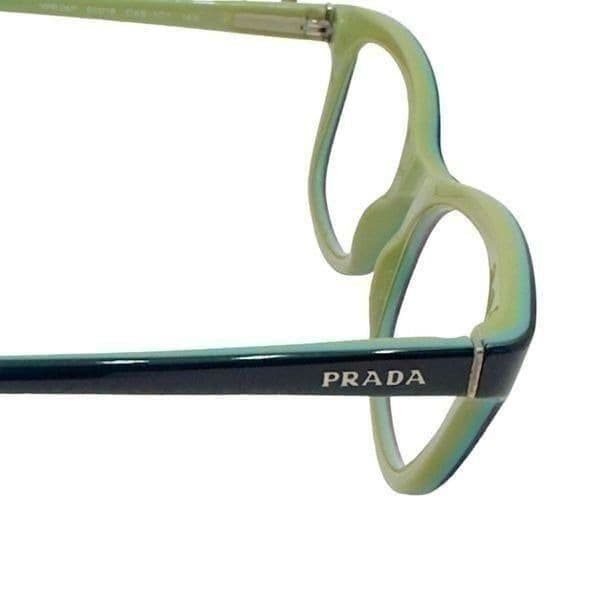 Prada Women's Eyeglasses Clear Lenses Squared Multicolor Frame - Image 1