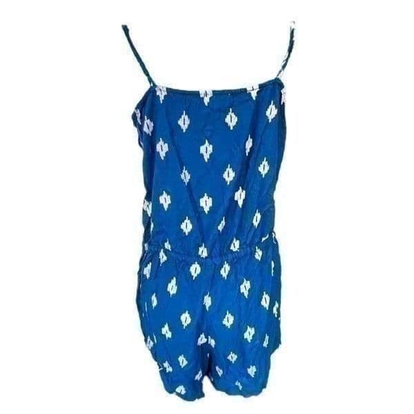 Mud Pie Navy Blue and White Romper Size Large - Thumbnail 4