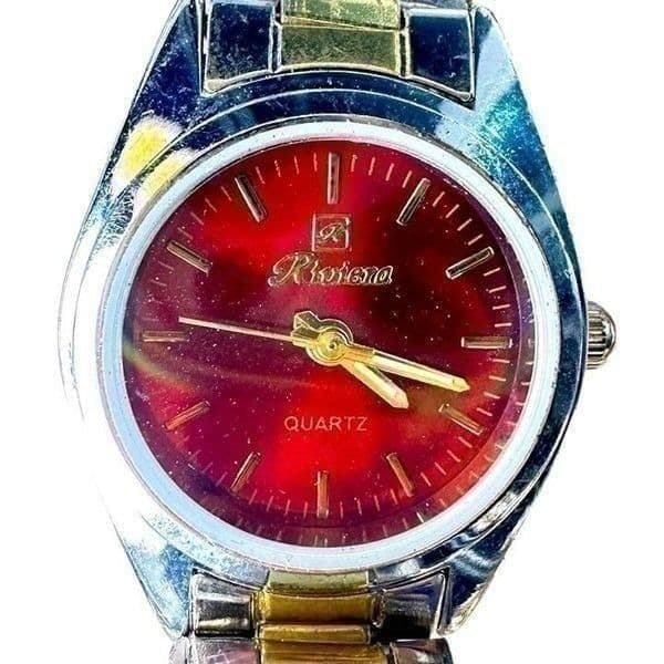 Lot Of 6 Watches 2 Murano Glass New Batteries Red Robin Titanium Colorful Bundle - Thumbnail 7