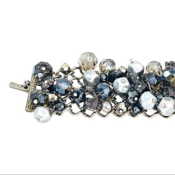 Premier Designs Grand Slam Crystal and Pearl Bracelet - Thumbnail 7