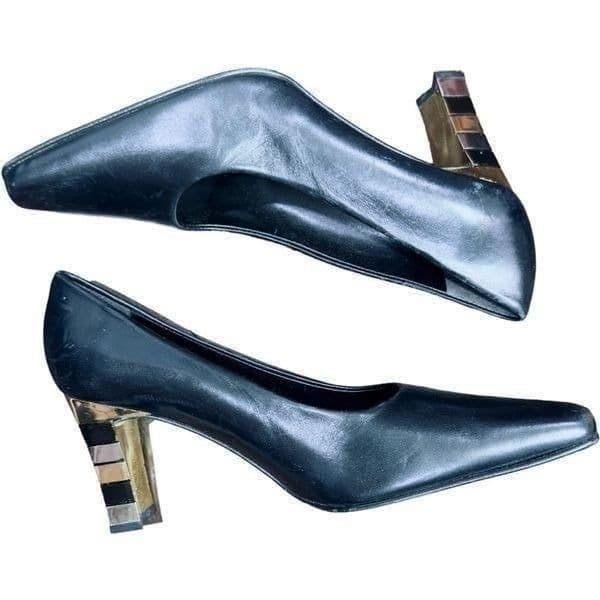 J. CREW MARC FISHER PROXY Bundle Lot of 4 Pairs of Shoes Pumps Heels Flats Leath - Thumbnail 4