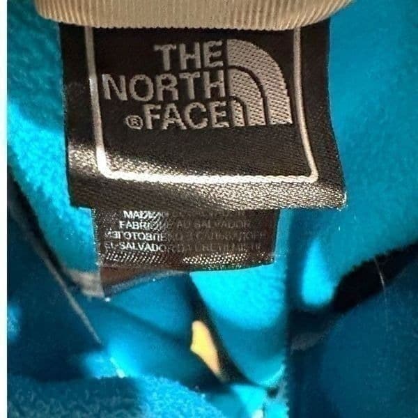 THE NORTH FACE Khumbu Blue Color Block Jacket Coat Polartec Classic 100 Micro Fl - Thumbnail 5