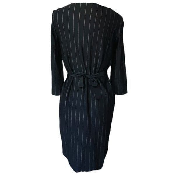 NWOT Massimo Dutti Pinstripe Sheath Dress Size XS - Thumbnail 2