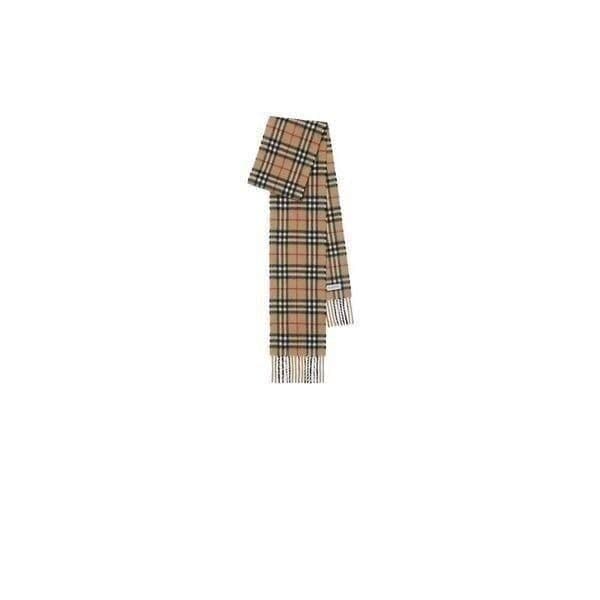 BURBERRY LONDON Nova Check 100% Cashmere Fringe Plaid 50” Scarf NEW WITH TAGS - Thumbnail 3