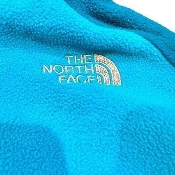 THE NORTH FACE Khumbu Blue Color Block Jacket Coat Polartec Classic 100 Micro Fl - Thumbnail 3