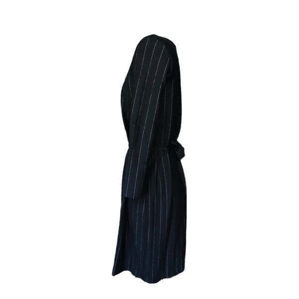 NWOT Massimo Dutti Pinstripe Sheath Dress Size XS - Thumbnail 6