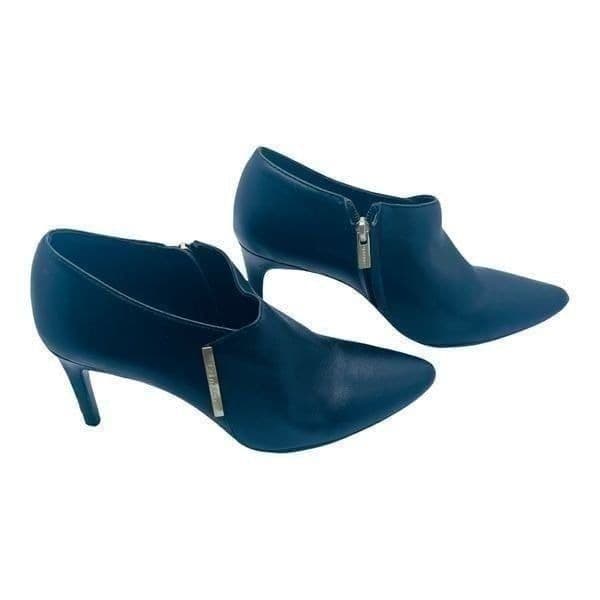 Calvin Klein Black Ankle Boots High Heel Shoes Size 9.5 - Image 1