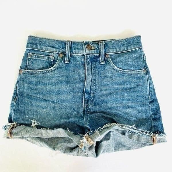 Madewell High Rise Denim Jean Shorts Size 26 - Image 1