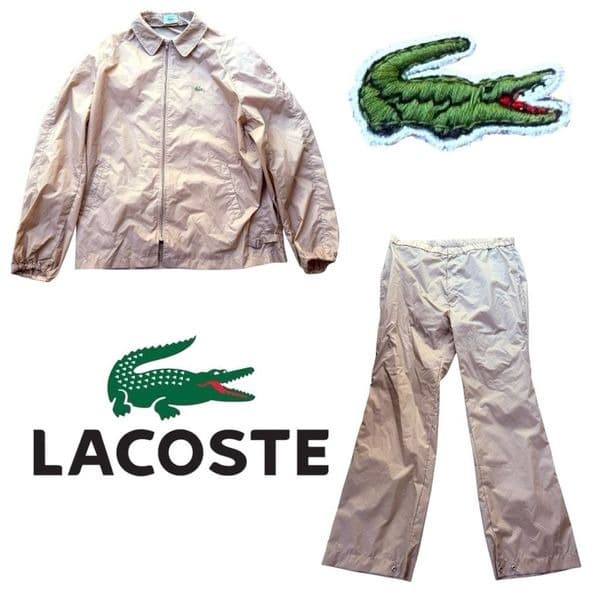 Lacoste Croc Logo Bomber Jacket Pants Set IZOD Lacoste Jacket Coat Windbreaker T - Image 1