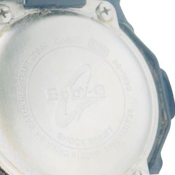 Casio Women's Wristwatch Baby G Round Digital Buckle 12-Hour Dial Black - Thumbnail 4