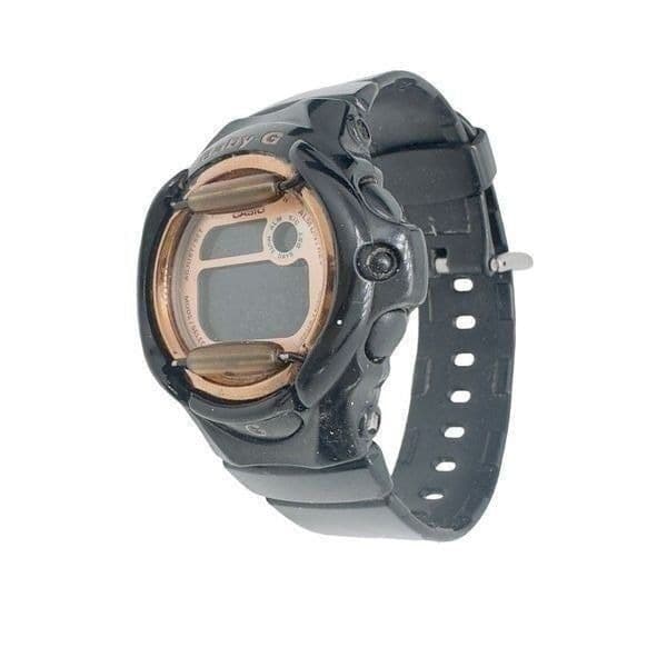 Casio Women's Wristwatch Baby G Round Digital Buckle 12-Hour Dial Black - Thumbnail 5