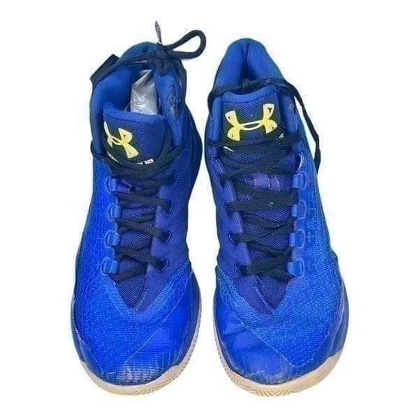 Under Armour Curry 3 Bright Blue High Top Basketball Sneakers Athletic Shoes Siz - Thumbnail 5
