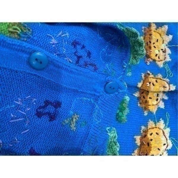 1990s Y2K VINTAGE JANE’S CLOSET DESIGN OPTIONS Embellished Fruit Sequin Embroide - Thumbnail 5