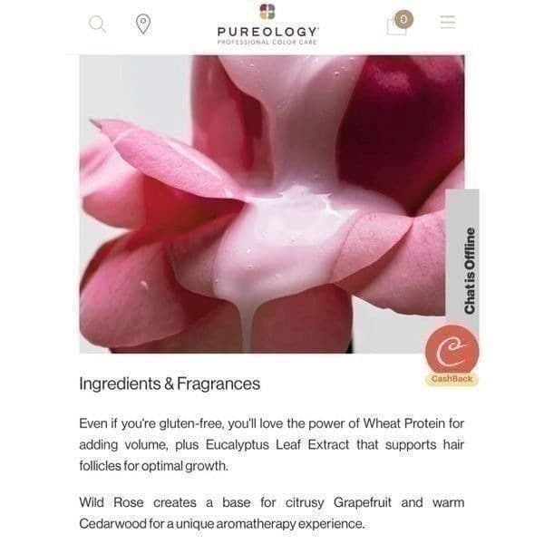 PUREOLOGY Pure Volume Shampoo Lightweight shampoo that clarifies, enhances volum - Thumbnail 7