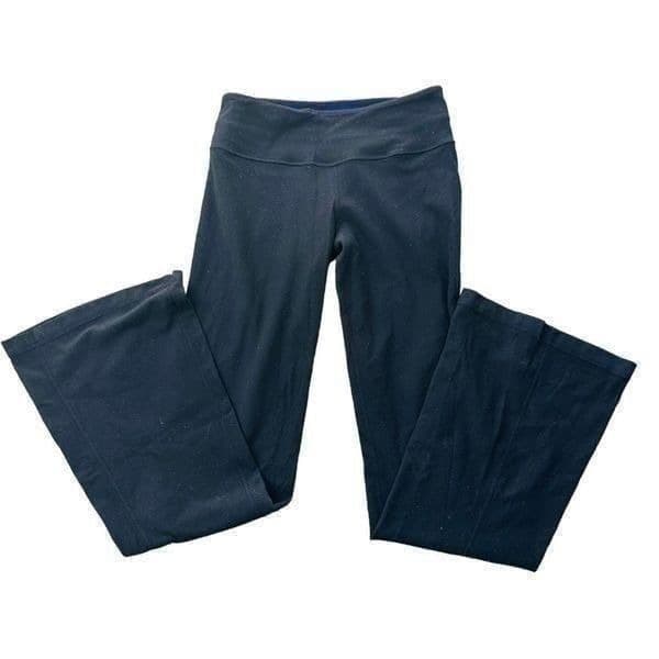 LULULEMON ATHLETICA High Rise Reversible Yoga Pant Lululemon Flared Leggings Bla - Thumbnail 4