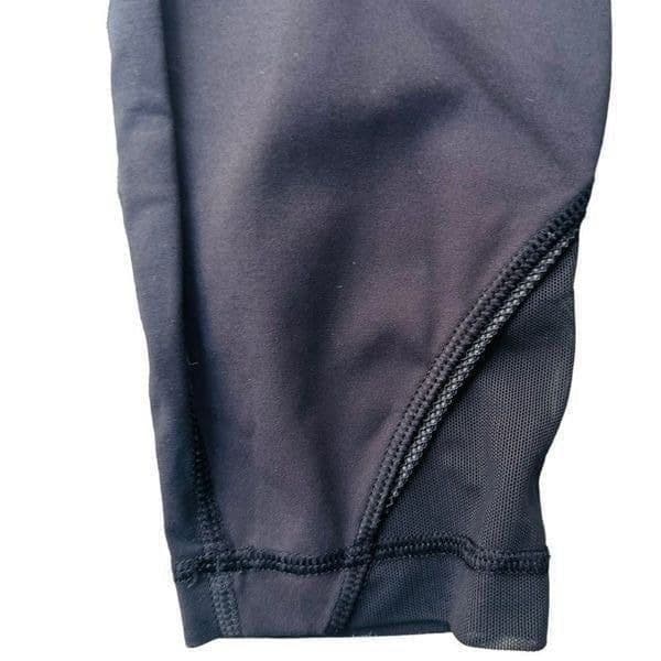 LULULEMON ATHLETICA Black High Rise Crop Leggings Lululemon Mesh Zipper Pockets - Thumbnail 7