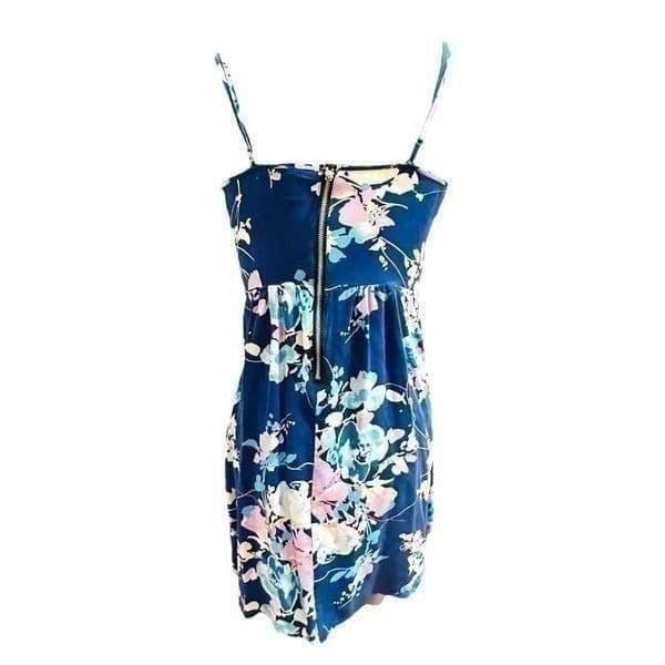 REVOLVE YUMI KIM Goddess Dress in Navy Japanese Floral SOLD OUT 100% Silk Dress - Thumbnail 4