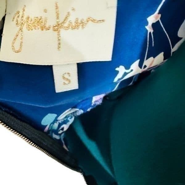 REVOLVE YUMI KIM Goddess Dress in Navy Japanese Floral SOLD OUT 100% Silk Dress - Thumbnail 7