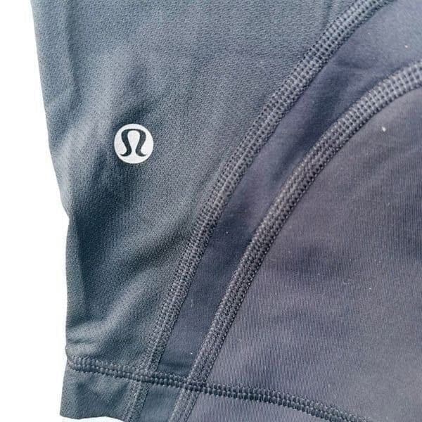 LULULEMON ATHLETICA Black High Rise Crop Leggings Lululemon I Love NY Pant Taper - Thumbnail 5