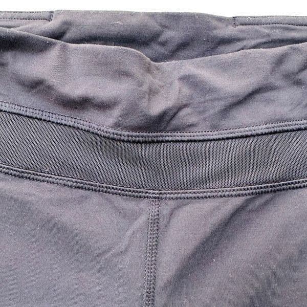 LULULEMON ATHLETICA Black High Rise Crop Leggings Lululemon Mesh Zipper Pockets - Thumbnail 6