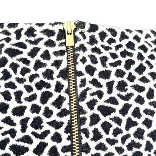 Express Bodycon Black and White Dress Size 2 - Thumbnail 6