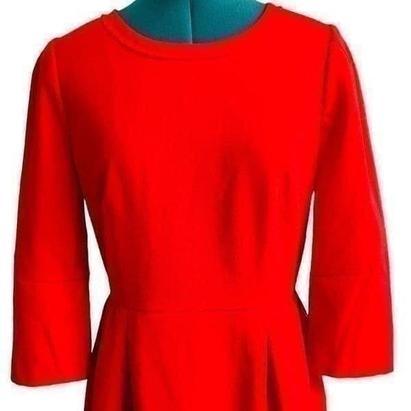 NWOT J. Crew Red Dress Size 6 - Thumbnail 5