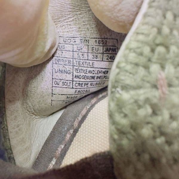 UGG Brianda Military Green Espadrille Cotton Sheepskin Wedge Sandals UGG Shoes T - Thumbnail 9