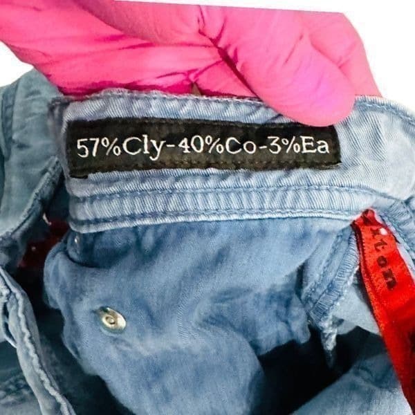 KITON Blue Lyocell Cotton Elastane Pants 5 Five Pocket Jeans Denim Button Fly Sl - Thumbnail 11