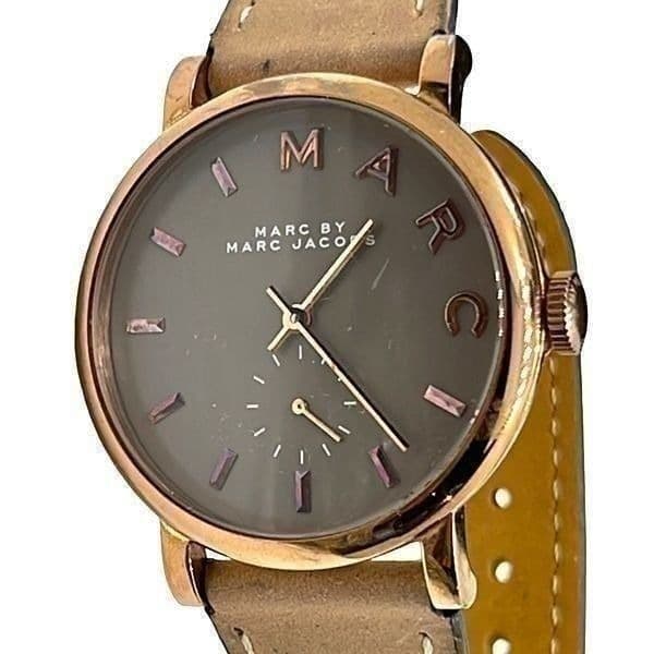 Marc By Marc Jacobs MBM1266 Analog Copper and Rose Gold Tone Round Watch - Image 1