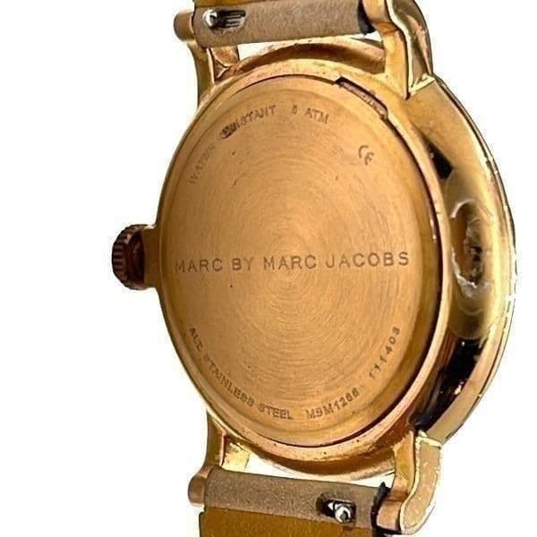 Marc By Marc Jacobs MBM1266 Analog Copper and Rose Gold Tone Round Watch - Thumbnail 6