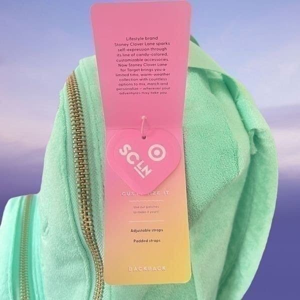NWT Stoney Clover Lane Green Backpack Limited Edition - Thumbnail 3