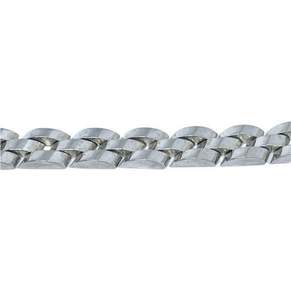 MENS Stamped 925 Solid STERLING SILVER Chain Link SUPER HEAVY Chain Link Bracele - Thumbnail 7