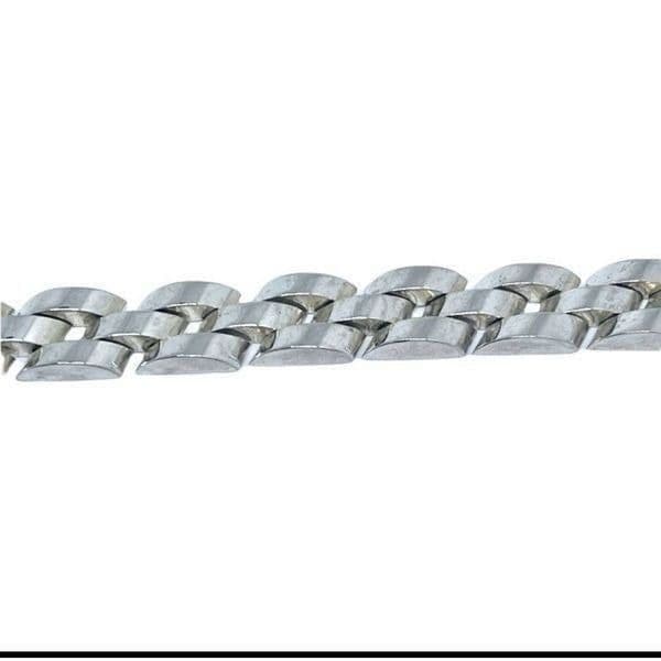 MENS Stamped 925 Solid STERLING SILVER Chain Link SUPER HEAVY Chain Link Bracele - Thumbnail 10