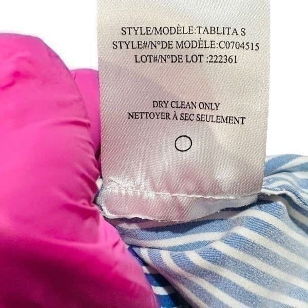 THEORY Striped Bottom Down Collared Dress Shirt Top Blouse Size Small - Thumbnail 5