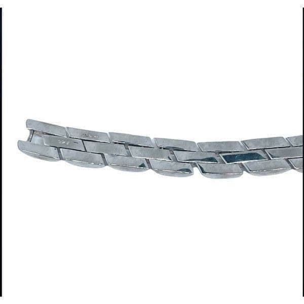 MENS Stamped 925 Solid STERLING SILVER Chain Link SUPER HEAVY Chain Link Bracele - Thumbnail 4