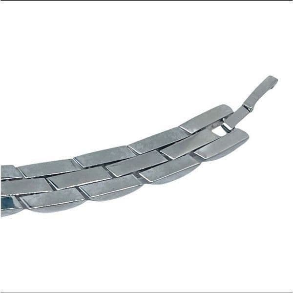 MENS Stamped 925 Solid STERLING SILVER Chain Link SUPER HEAVY Chain Link Bracele - Thumbnail 5