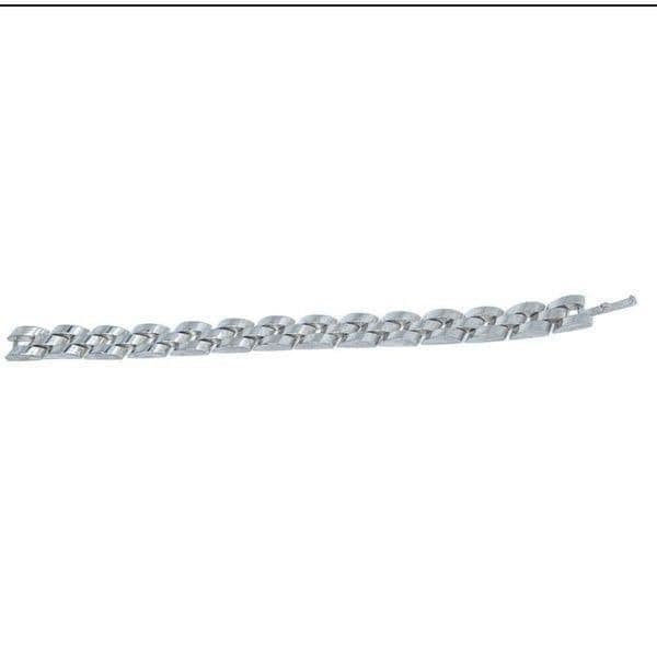 MENS Stamped 925 Solid STERLING SILVER Chain Link SUPER HEAVY Chain Link Bracele - Thumbnail 11